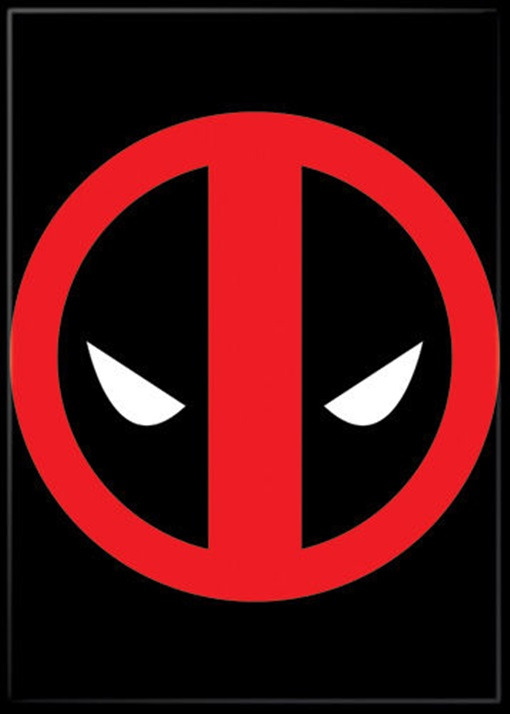 Marvel Comics Deadpool Eyes Logo Comic Art Refrigerator Magnet NEW UNUSED