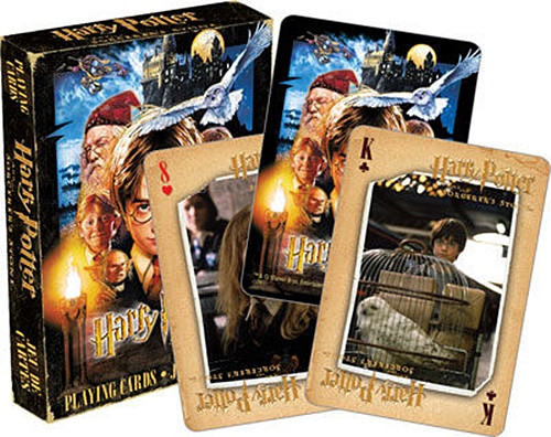 Harry Potter and the Sorcerer's Stone Movie Illustrated Playing Cards,NEW SEALED picture