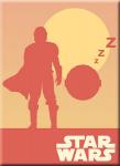 Star Wars Mandalorian The Child Orange Sunset Art Image Refrigerator Magnet NEW