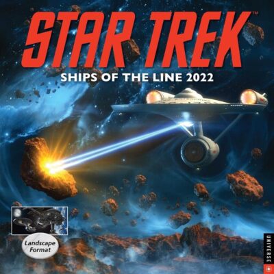Star Trek Ships of the Line 12 Month 2022 Wall Calendar NEW SEALED
