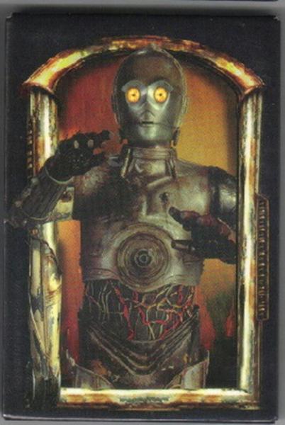Star Wars Episode II C-3PO Figure Framed Magnet, NEW UNUSED