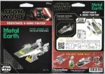 Star Wars Resistance A-Wing Fighter Metal Earth 3D Laser Cut Steel Model Kit NEW