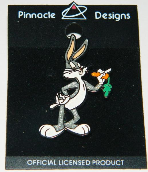 Looney Tunes Bugs Bunny Figure Metal Enamel Sparkle Pin NEW UNUSED