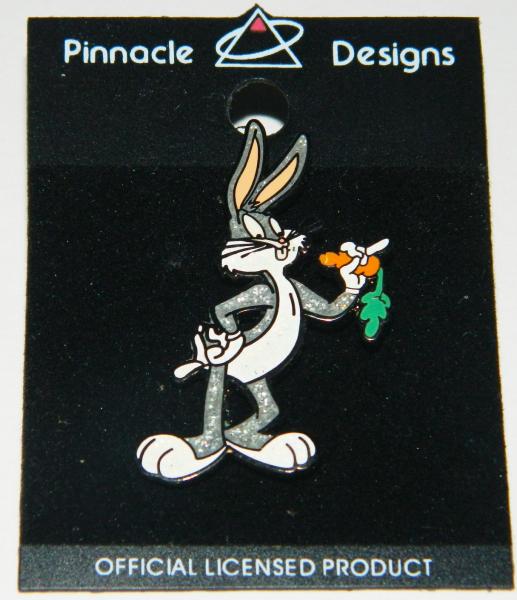 Looney Tunes Bugs Bunny Figure Metal Enamel Sparkle Pin NEW UNUSED picture