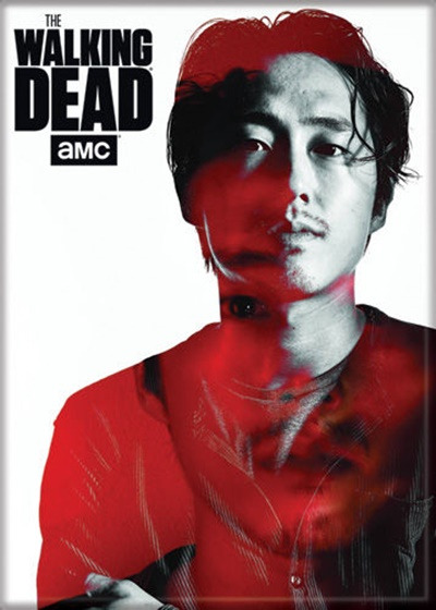 The Walking Dead TV Series Glenn Standing Figure Photo Refrigerator Magnet NEW picture