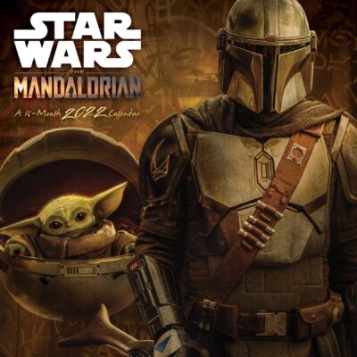 Star Wars The Mandalorian 16 Month 2022 Character Art Images Wall Calendar NEW picture