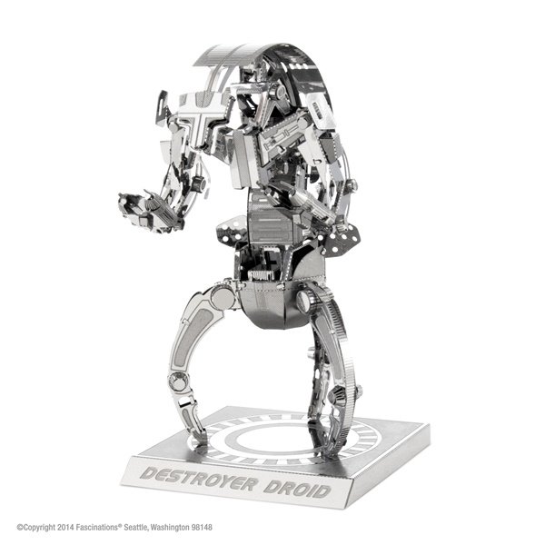 Star Wars Destroyer Droid Metal Earth 3-D Laser Cut Steel Model Kit #MMS255 NEW picture