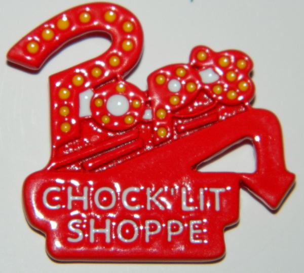 Riverdale TV Series Pop's Chock'lit Shoppe Logo Metal Enamel Pin Archie UNUSED picture