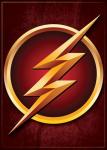 DC Comics The Flash TV Series Lightning Logo Refrigerator Magnet, NEW UNUSED
