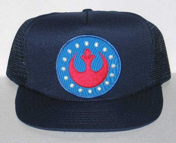 Star Wars Rebel Alliance New Republic Logo on a Blue Baseball Cap Hat NEW picture