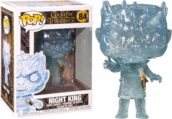 Game of Thrones Crystal Night King Vinyl POP! Figure Vinyl Toy #84 FUNKO MIB