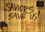 The Walking Dead Saviors Save Us! On Wall Photo Refrigerator Magnet NEW UNUSED