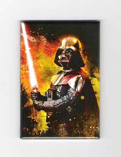Star Wars Classic Darth Vader With His Lightsaber Refrigerator Magnet NEW UNUSED picture