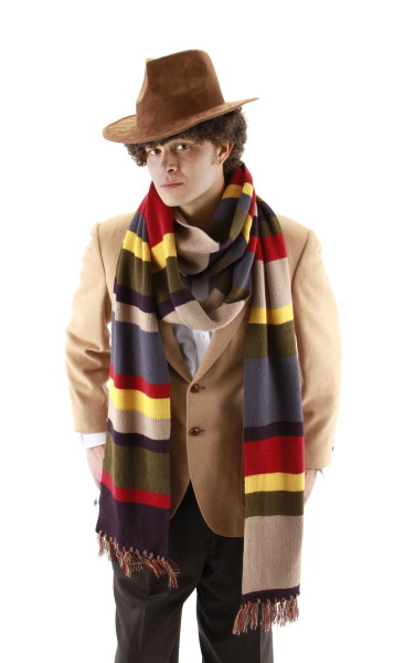 Doctor Who 4th Doctor Knitted 12 Foot Long Scarf Authentic Licensed NEW UNUSED