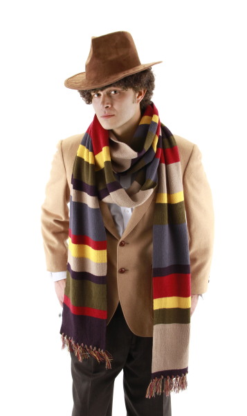 Doctor Who 4th Doctor Knitted 12 Foot Long Scarf Authentic Licensed NEW UNUSED picture