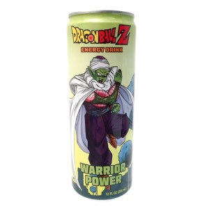 Dragon Ball Z Warrior Power Energy Drink 12 oz Illustrated Cans Case of 12 SEALED picture