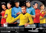 Classic Star Trek Main Cast Render Art Image Refrigerator Magnet NEW UNUSED