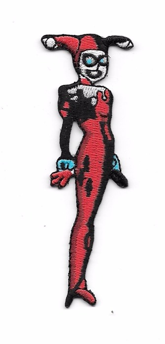 Batman Animated TV Show Harley Quinn Figure Embroidered Patch, NEW UNUSED picture