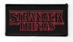 Stranger Things TV Series Name Logo Embroidered Patch NEW UNUSED
