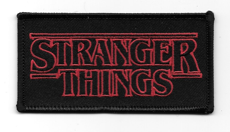 Stranger Things TV Series Name Logo Embroidered Patch NEW UNUSED