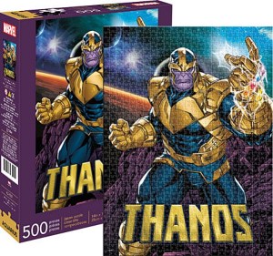 Marvel Comics Thanos and Infinity Gauntlet Comic Art 500 Piece Jigsaw Puzzle NEW SEALED