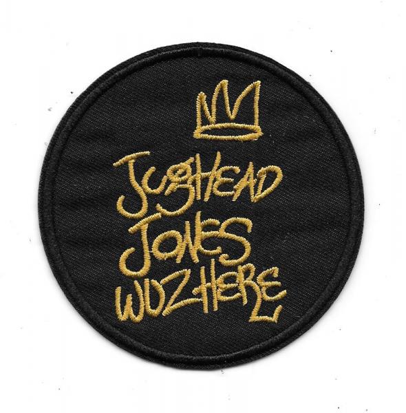Riverdale TV Series Jughead Jones Wuz Here Phrase Embroidered Patch Archie NEW