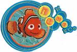 Walt Disney's Finding Nemo Movie Nemo and Name Embroidered Patch, NEW UNUSED
