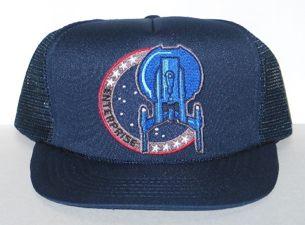 Star Trek Enterprise Series Uniform Logo on a Blue Baseball Cap Hat NEW picture