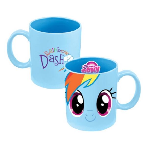My Little Pony Rainbow Dash Face and Cutie Marks 12 oz Ceramic Mug NEW UNUSED