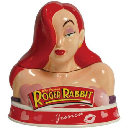 Walt Disney's Roger Rabbit, Jessica Rabbit Ceramic Cookie Jar 2013 NEW UNUSED