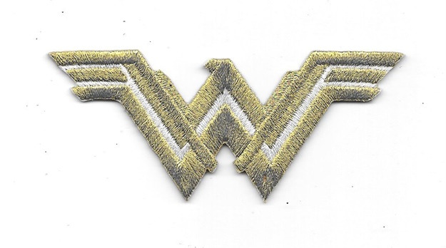 DC Comics Wonder Woman Movie New WW Chest Logo Embroidered Foil Patch NEW UNUSED picture