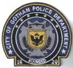 Batman The Dark Knight Movie Gotham Police Logo Embroidered Patch, NEW UNUSED