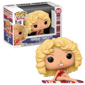 Farrah Fawcett Swim Suit on Beach Towel Vinyl POP! Figure Toy #50 FUNKO NEW MIB