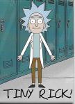 Rick and Morty Animated Series Tiny Rick Image Refrigerator Magnet NEW UNUSED