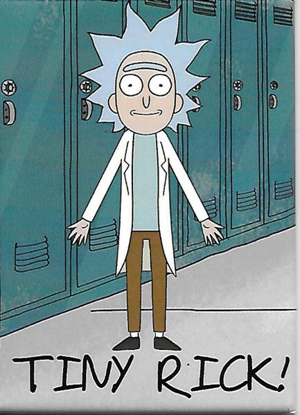 Rick and Morty Animated Series Tiny Rick Image Refrigerator Magnet NEW UNUSED
