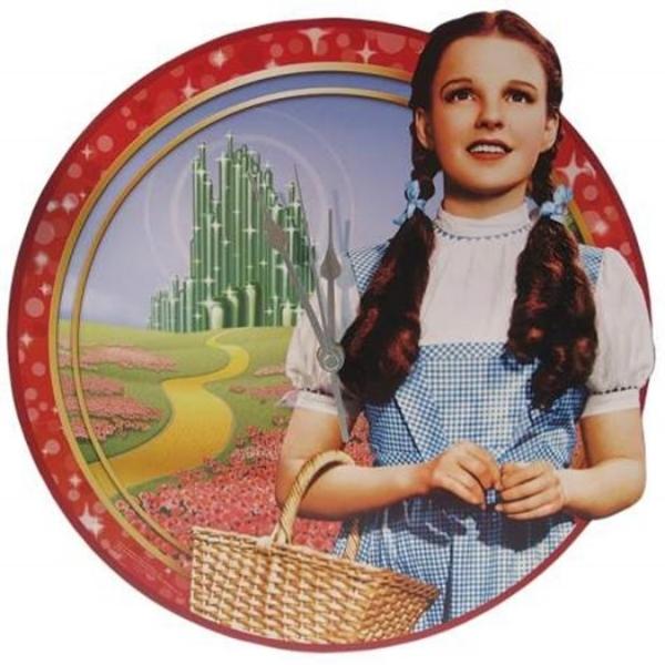 The Wizard of Oz Dorothy and Emerald City 12.5" Cordless Wall Clock, NEW SEALED