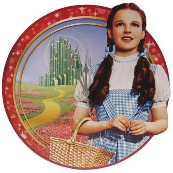 The Wizard of Oz Dorothy and Emerald City 12.5" Cordless Wall Clock, NEW SEALED picture