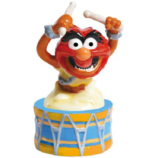 The Muppets Animal Playing the Drums Ceramic Salt and Pepper Shakers NEW SEALED picture