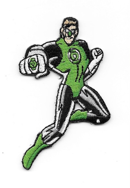 DC Comics Green Lantern Figure with Power Ring Embroidered Patch NEW UNUSED picture