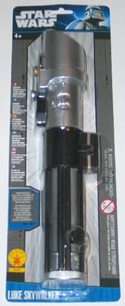 Star Wars Luke Skywalker Light Up Authentic Lightsaber Costume Toy NEW SEALED