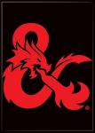 Dungeons & Dragons Game Dragon Ampersand Logo Refrigerator Magnet NEW UNUSED