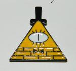 Gravity Falls Animated TV Series Pyramid Logo Enamel Metal Pin NEW UNUSED