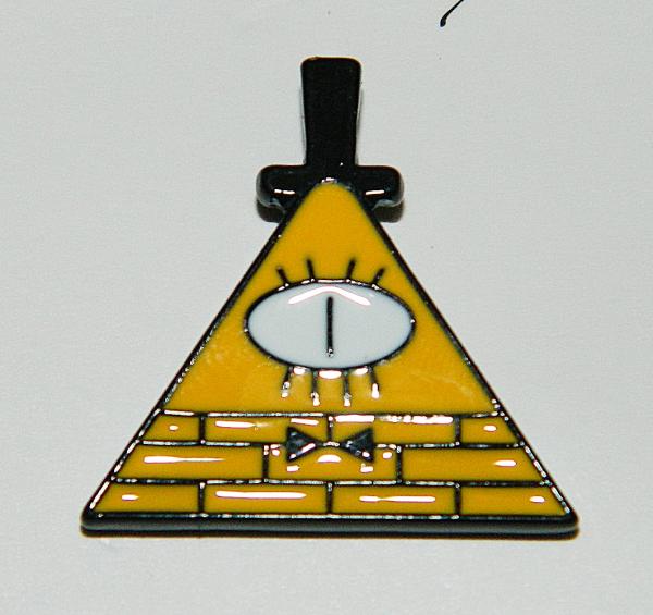 Gravity Falls Animated TV Series Pyramid Logo Enamel Metal Pin NEW UNUSED picture