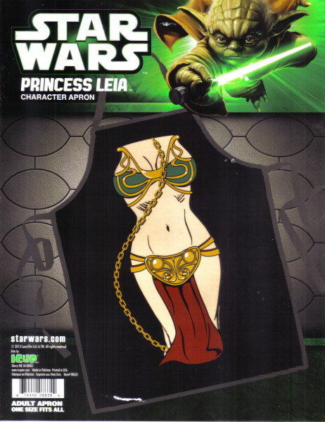 Star Wars Princess Leia Be The Character Adult Polyester Apron, NEW SEALED picture