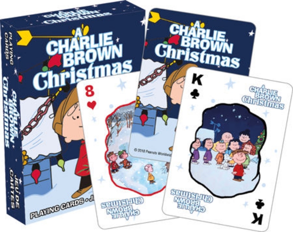 A Charlie Brown Christmas TV Movie Photo Illustrated Playing Cards NEW SEALED picture