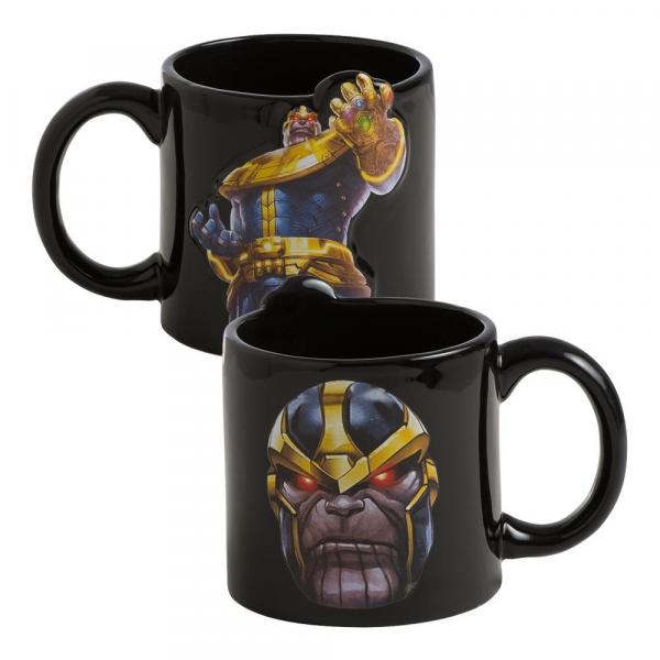 Avengers: Infinity War Movie Thanos Bas Relief 20 oz Ceramic Mug NEW UNUSED