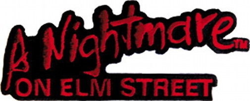 A Nightmare On Elm Street Movie Logo Embroidered Patch, NEW UNUSED