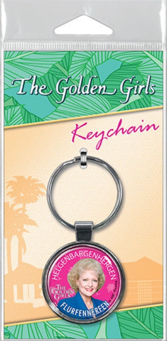 The Golden Girls Rose As They Say In St Olaf Photo Round Metal Key Chain UNUSED picture