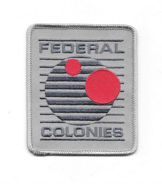 First Total Recall Movie Federal Colonies Logo Embroidered Patch, NEW UNUSED