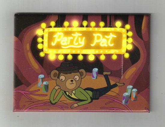 Adventure Time Party Pat Reclining Figure Refrigerator Magnet, NEW UNUSED picture